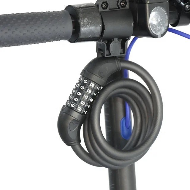 fiets step slot kabelslot wiel slot combinatieslot 1.2 m lang - Afbeelding 3