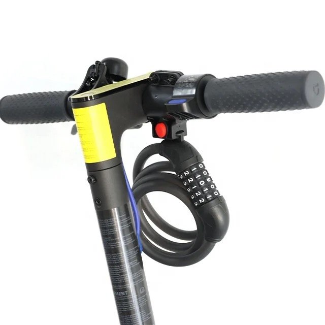 fiets step slot kabelslot wiel slot combinatieslot 1.2 m lang - Afbeelding 2