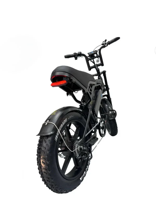 V20 Max E-bike Fatbike 24 Inch Wielen inclusief gratis telefoon tas en voetsteuntjes - Afbeelding 6