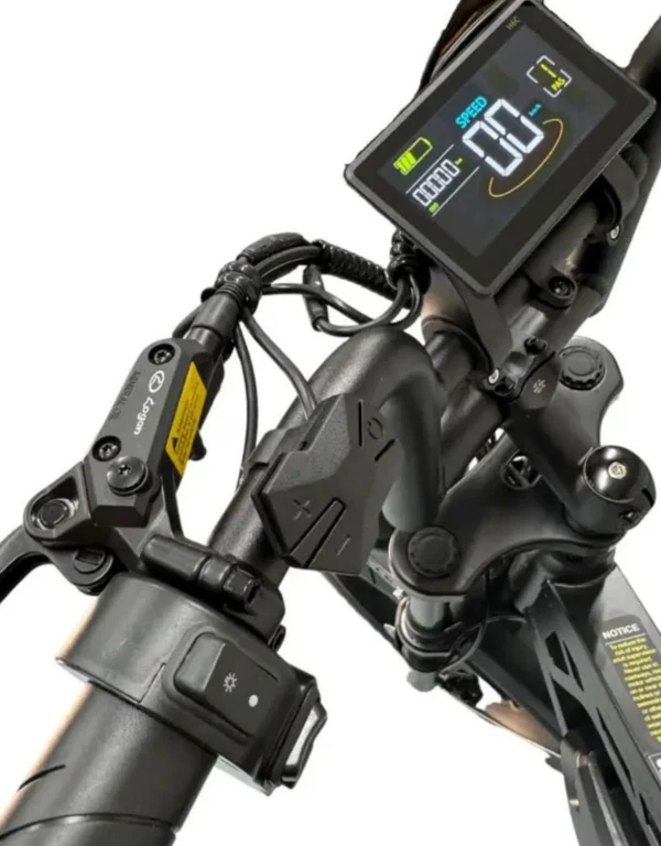 V20 Max E-bike Fatbike 24 Inch Wielen inclusief gratis telefoon tas en voetsteuntjes - Afbeelding 4