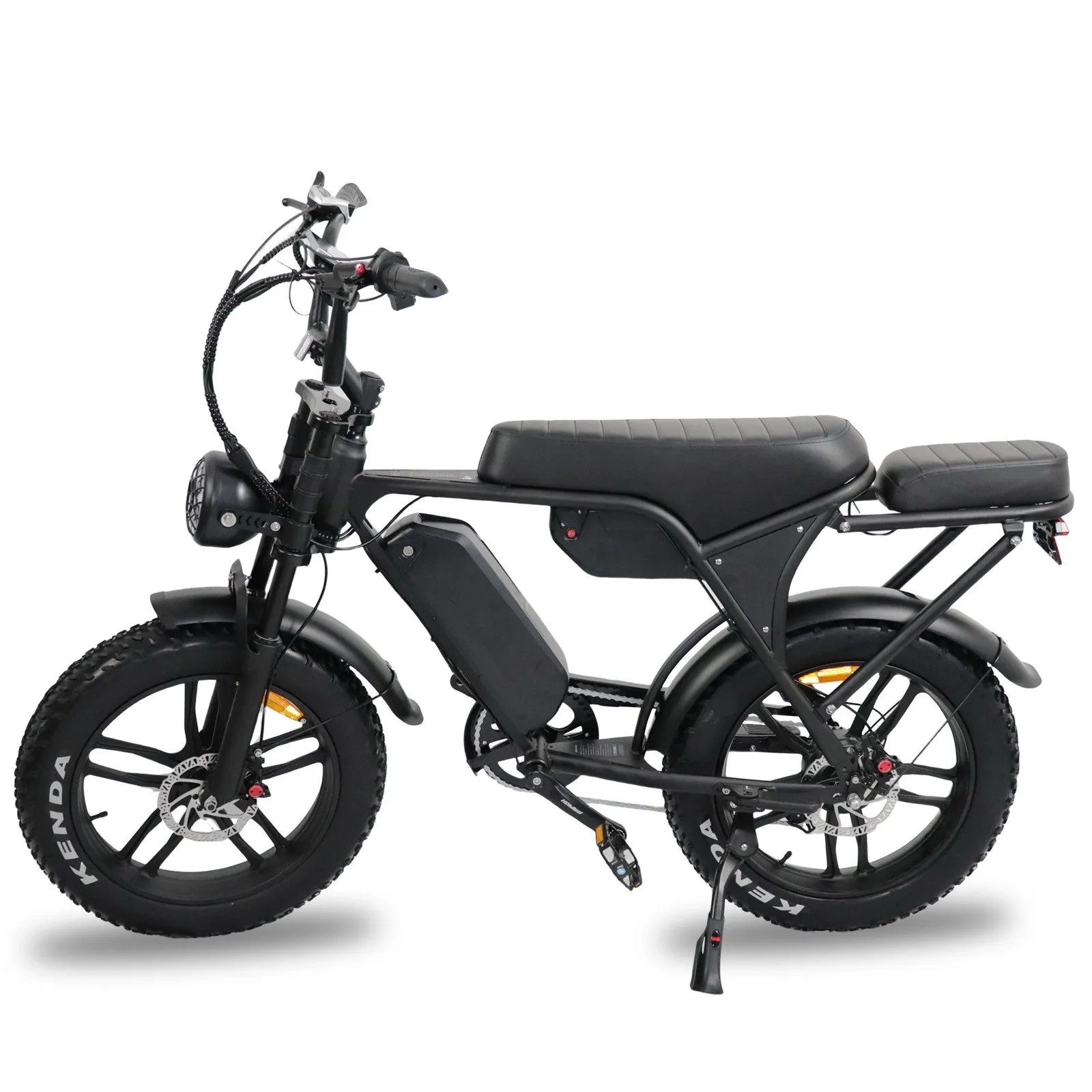 OUXI V8 Max- Dubbele accu inclusief gratis alarm, achterzitje en voetsteuntjes - Afbeelding 2